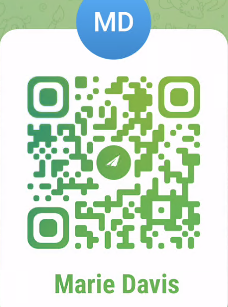 Telegram contact QR code